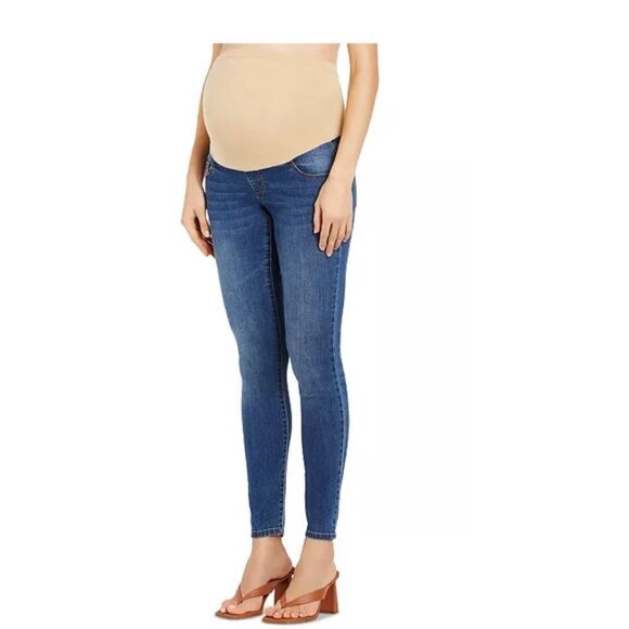 Jessica Simpson Skinny Maternity Blue Jeans size S - Picture 1 of 7